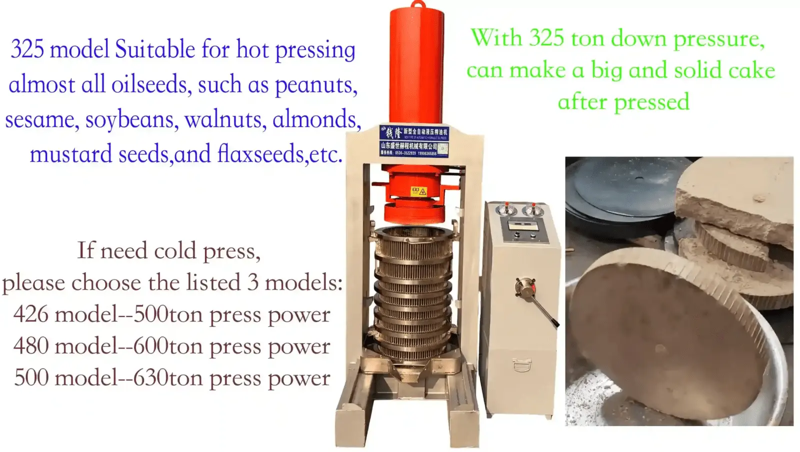 Peanut hot-press and cold-press route illustration