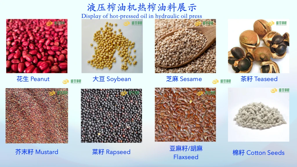 Peanut feed preparation illustration